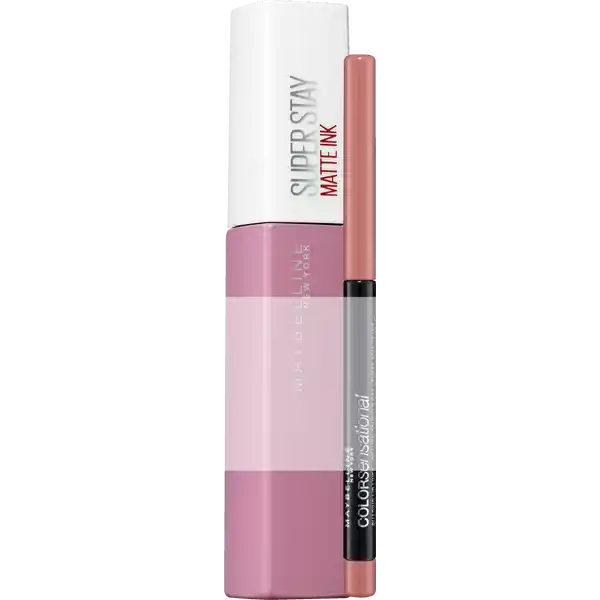 Super Stay Matte Ink 10 Dreamer + gratis Color Sensational Shaping Lipliner 50 Dusty Rose