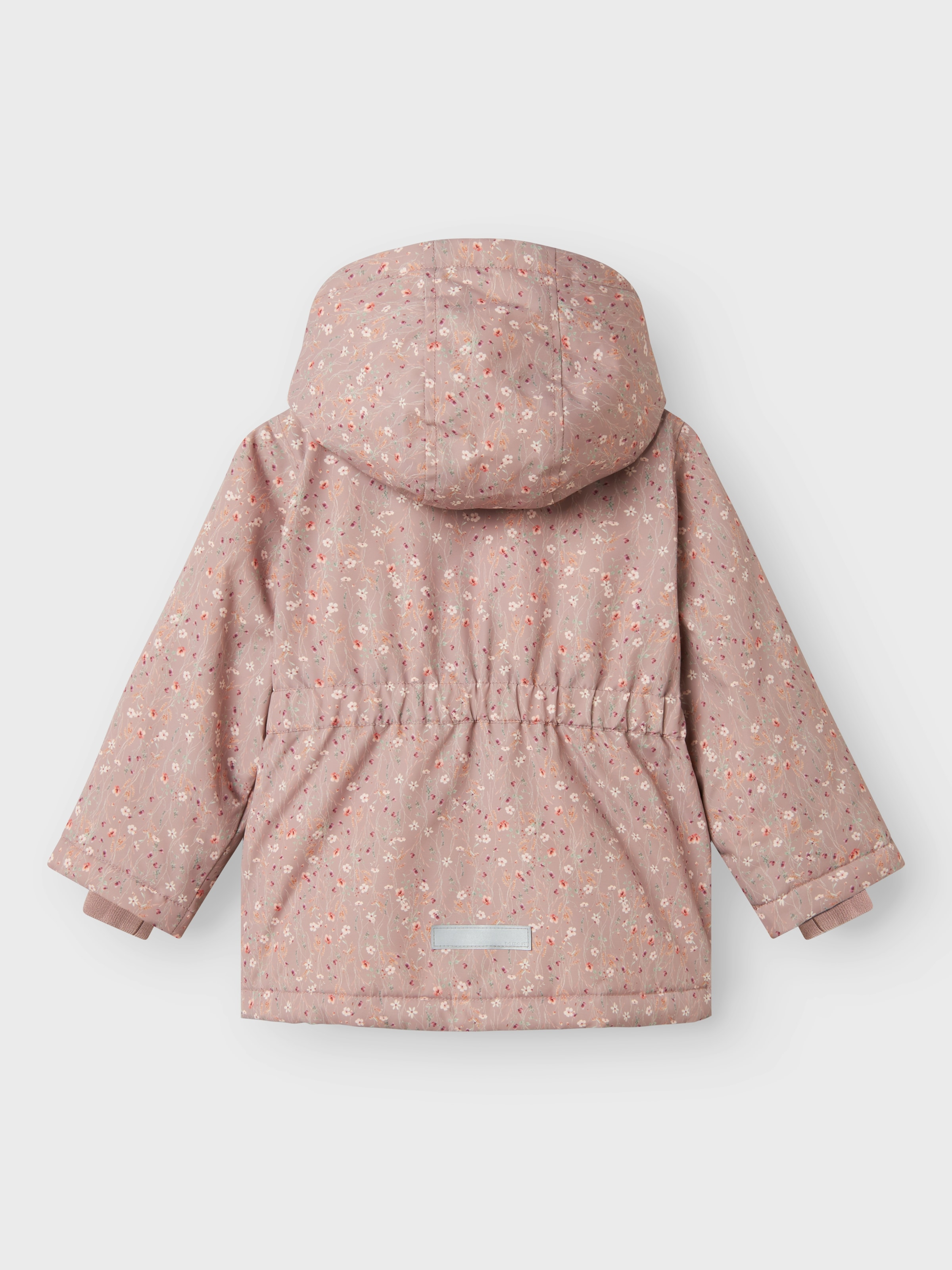 Name It Outdoorjacke »NMFMAXI PA JACKET AOP NOOS« mit Kapuze mit dekorativen und reflektierenden Details