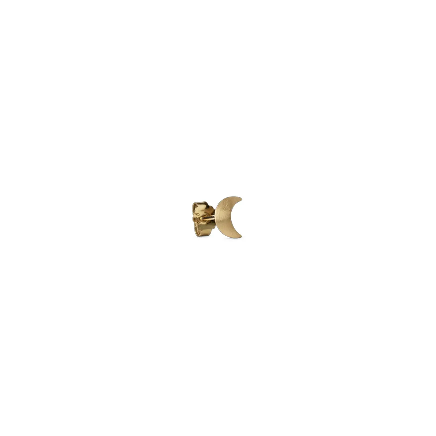 Jane Kønig Big Half Moon Ørering Single 18 kt. Forgyldt Sølv JKSHMSF18-G