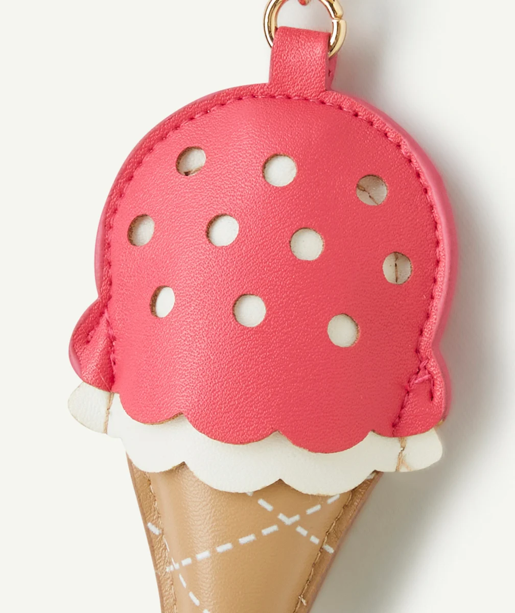 PORTE-CLÉS FILLE CORNET DE GLACE