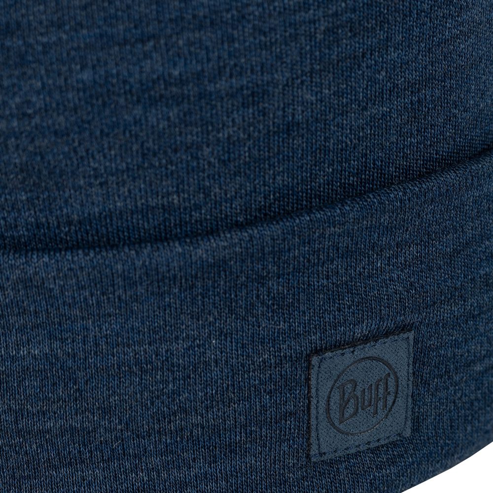BUFF® Merino Heavyweight Mütze solid night blue