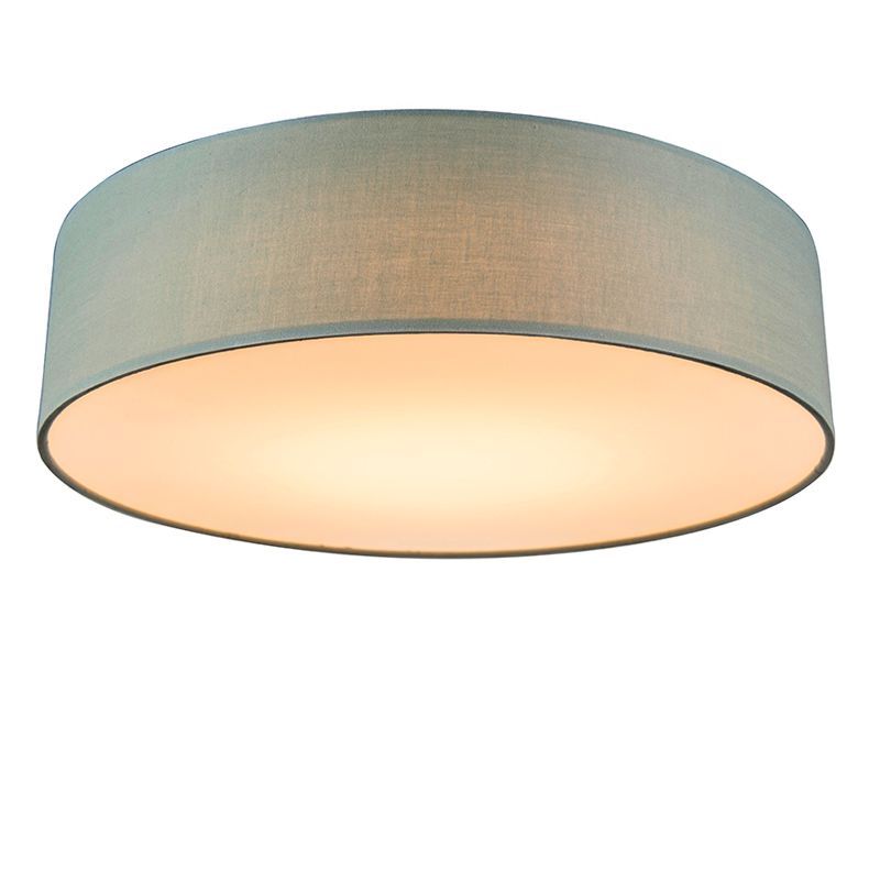 Plafondlamp groen 40 cm incl. LED - Drum LED