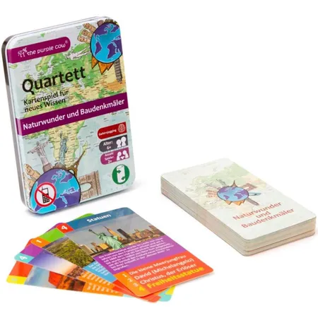Quartett: Naturwunder & Baudenkmäler