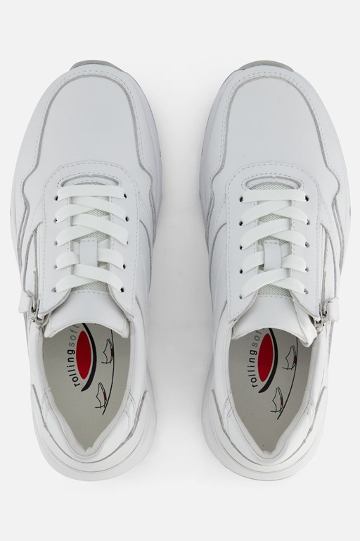 Gabor Rollingsoft Sneakers wit Leer