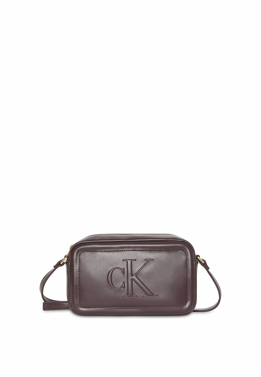 CALVIN KLEIN<br>Bolsa para câmera com logotipo CK em relevo