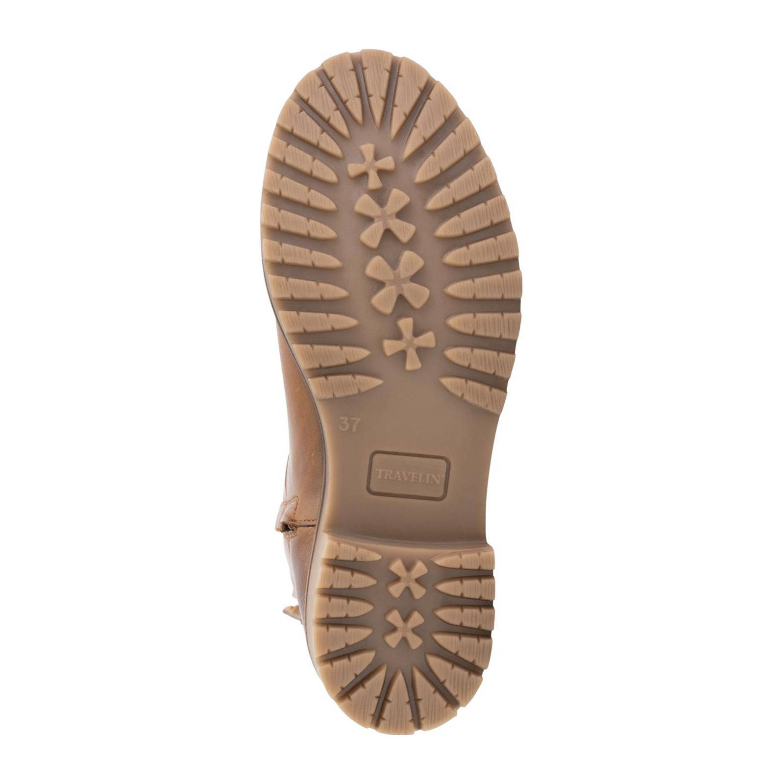 Travelin Varde Lady  leren laarzen cognac