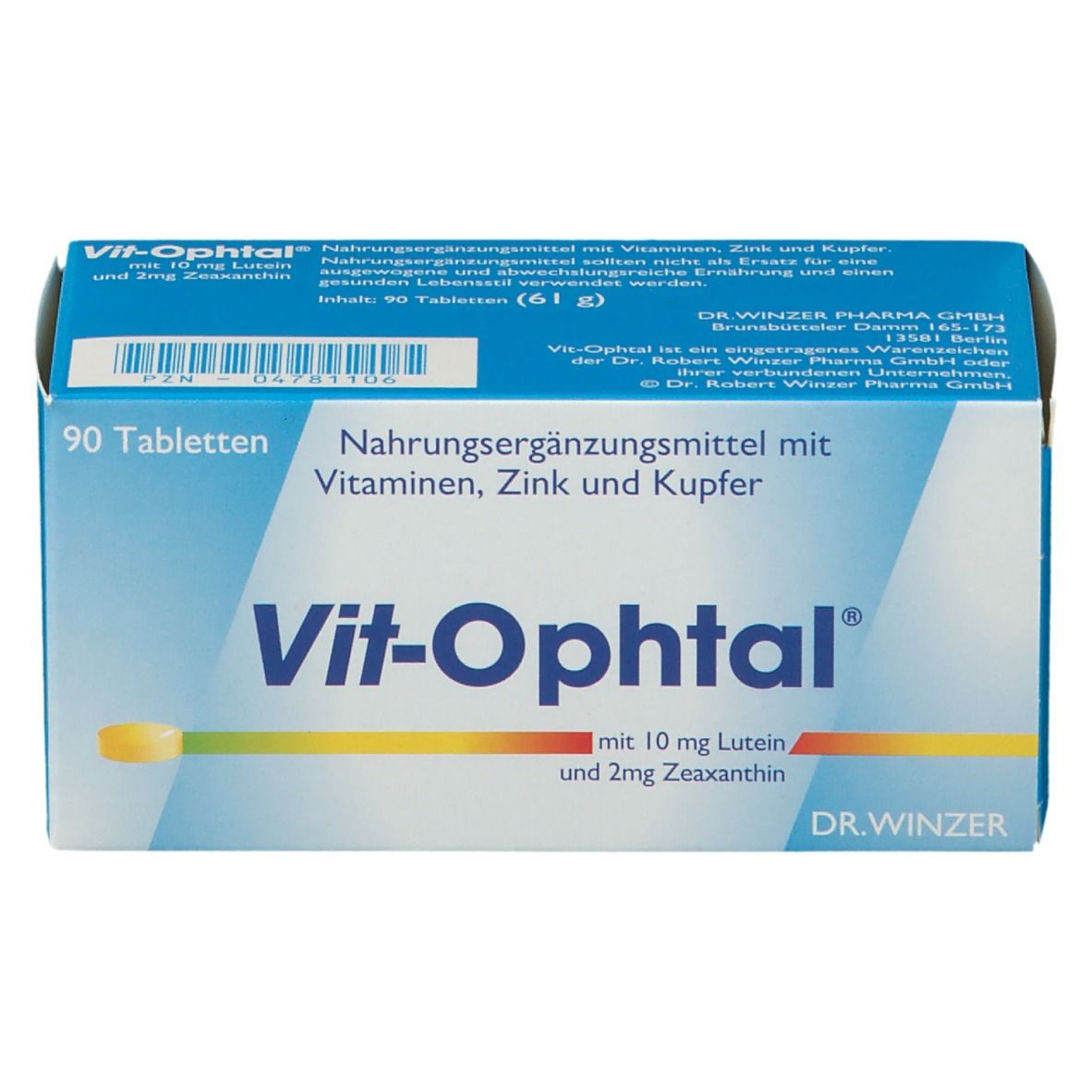 Vit-Ophtal® mit 10 mg Lutein