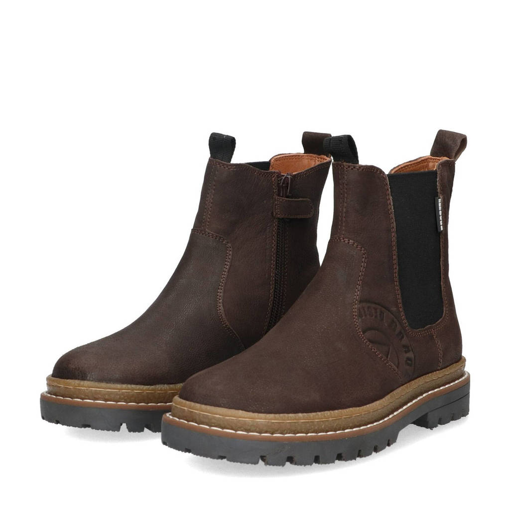 Braqeez Hugo Hikeleren chelsea boots bruin