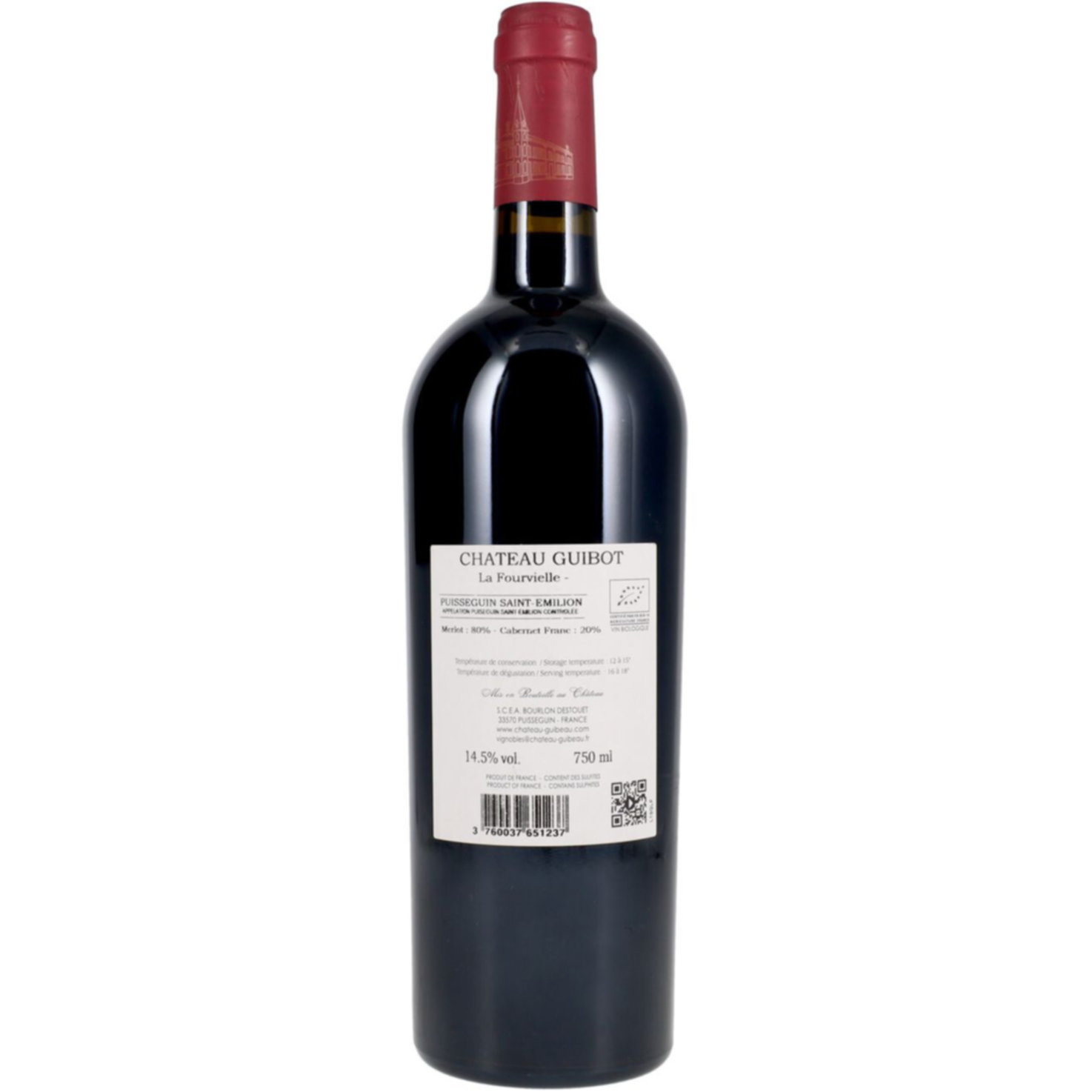 Château Guibot Cuvée la Fourvieille Puisseguin Saint-Emilion AC -75cl