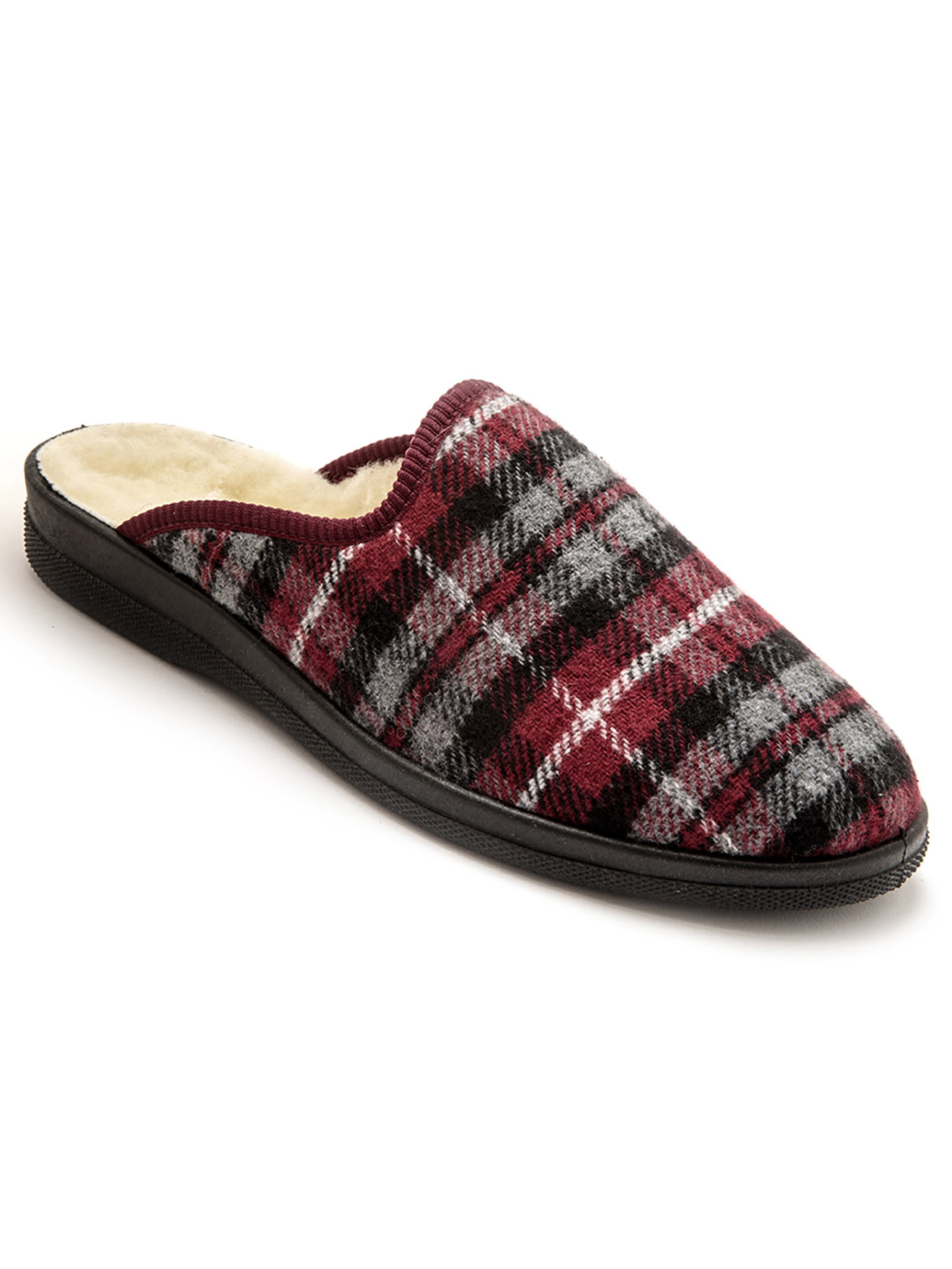 Mules mixtes fourrées laine majoritaire