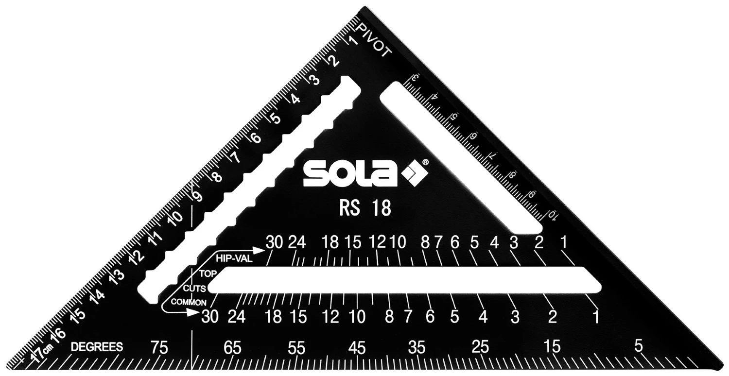 Sola RS 18 Meetdriehoek Metrisch - 18cm