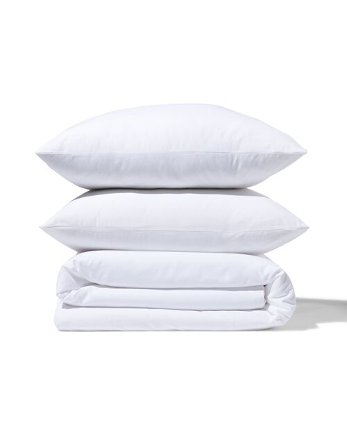 housse de couette percale 240x200/220 blanc
