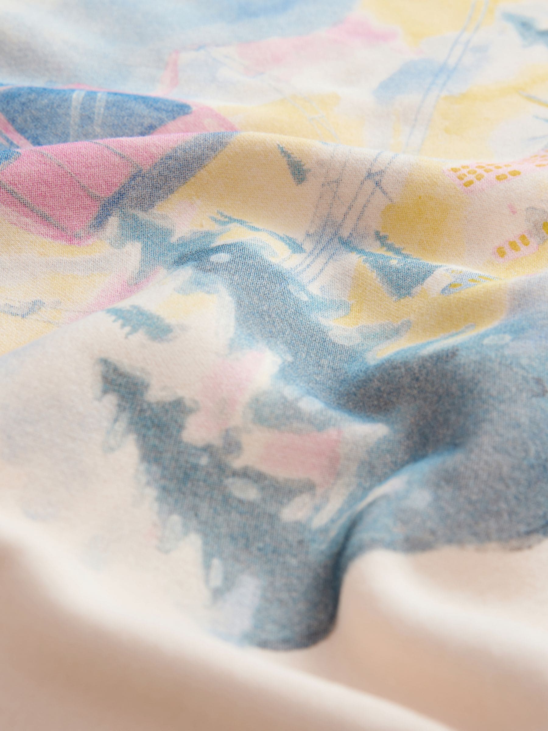Ecru - Seizoensgebonden Kerstmis grafische ski-scenische lange mouwen ronde hals Sweatshirt