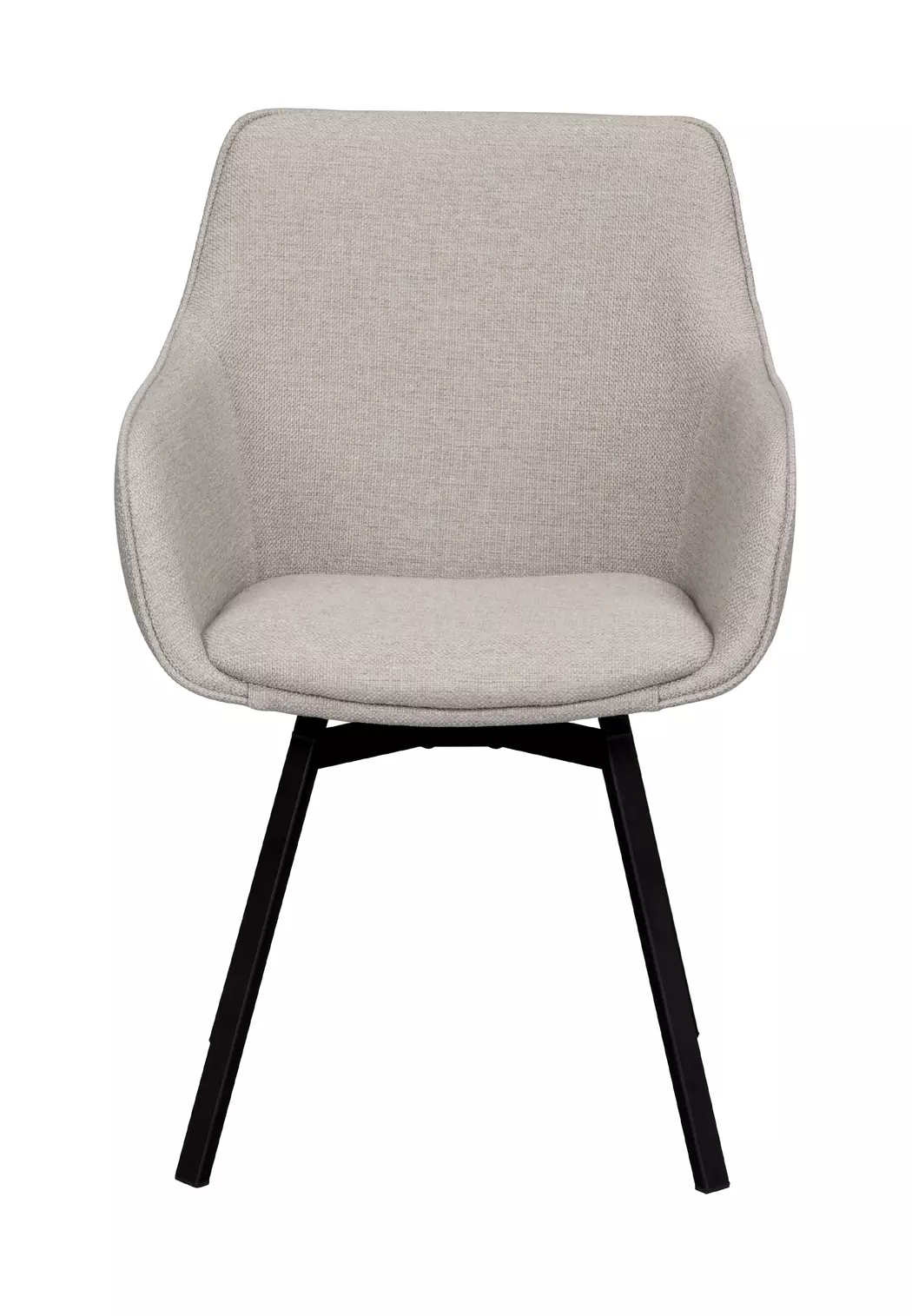 Stuhl Bezug aus Stoff in hellbeige