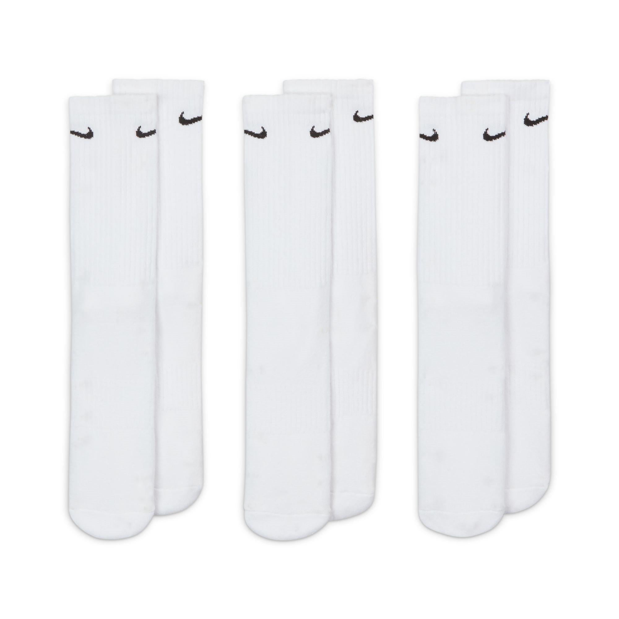 Nike Everyday 3 Pack Cotton Cushioned Crew Socks