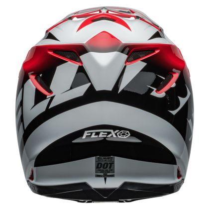 Casque cross Bell MOTO-9S FLEX RAIL 2023 - Rouge