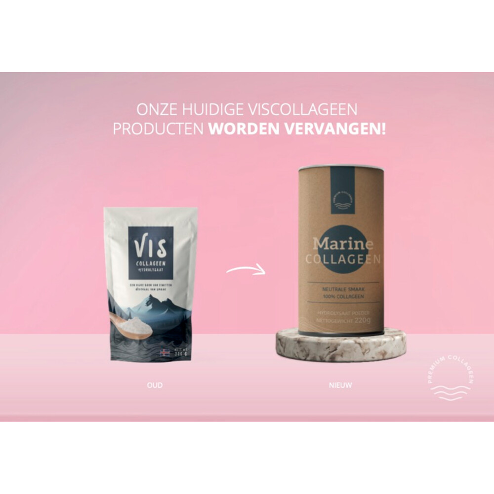 Premium Collageen Marine Naturel Hydrolysaat Naturel220 gr