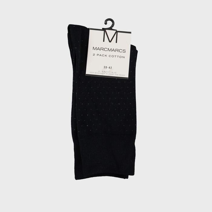 Marcmarcs-2-pack herensokken bolletjes