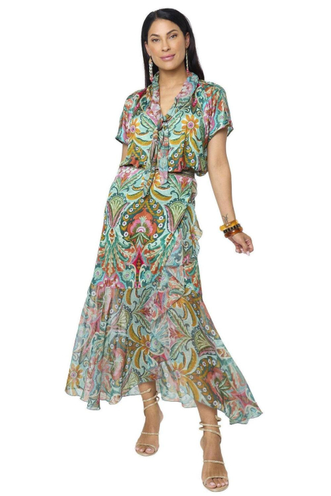 Tessa Koops multi color dames blouse