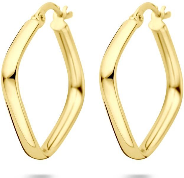 14K geelgoud oorringen 25 mm 4033502