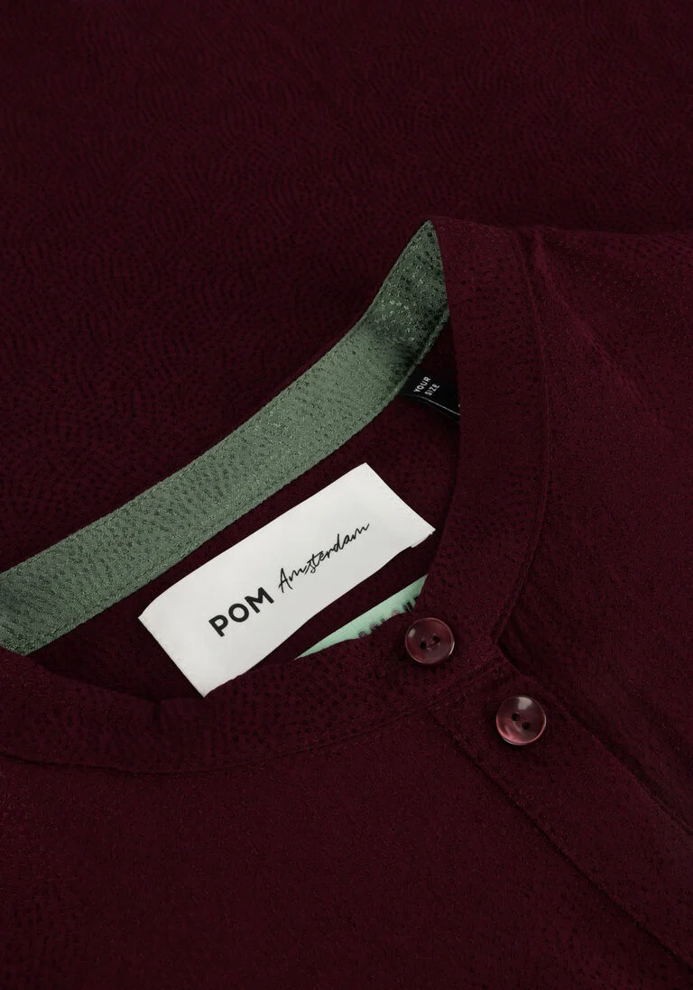POM AMSTERDAM paarse pom amsterdam midi jurk winterbloom