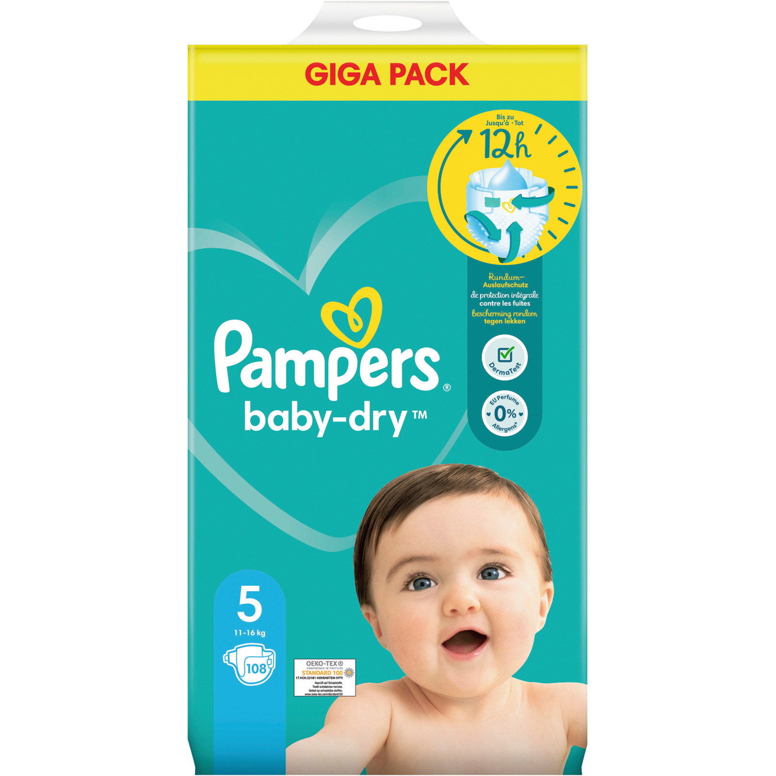 Pampers Baby Dry Gr. 5 108 Stück