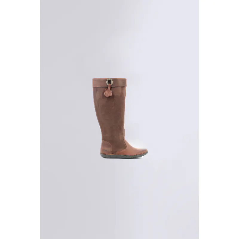 HOHIGH MARRON FONCE BOTTES Cuir Femme