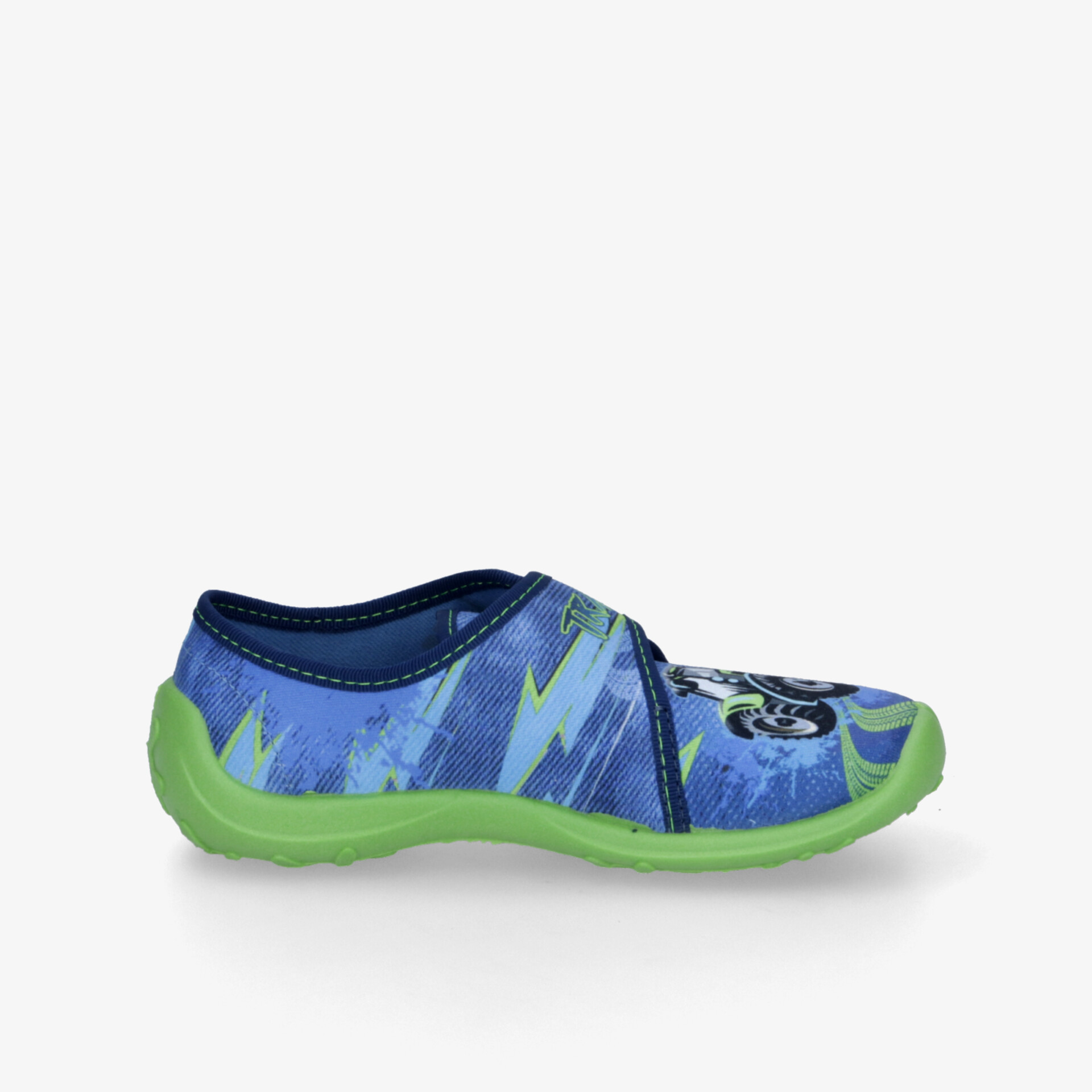 Bambulini Kinder Hausschuhe blau
