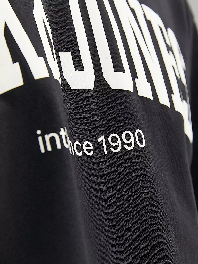 JACK & JONES T-Shirt  JJEJOSH schwarz