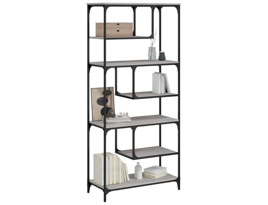VIDAXL - Bibliothèque sonoma gris 81x36x176 cm bois d'ingénierie