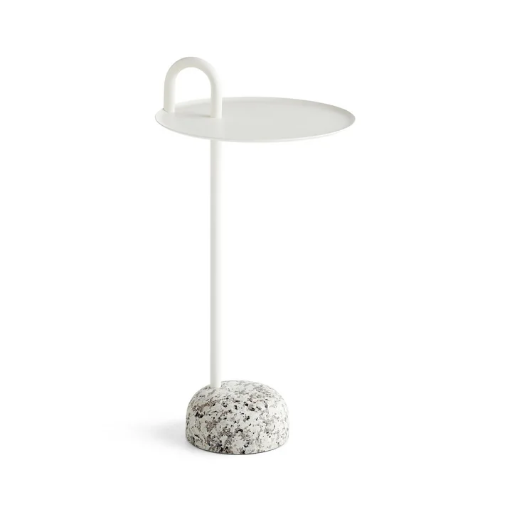 HAY - Bowler Beistelltisch, Ø 36 cm / H 70,5 cm, créme