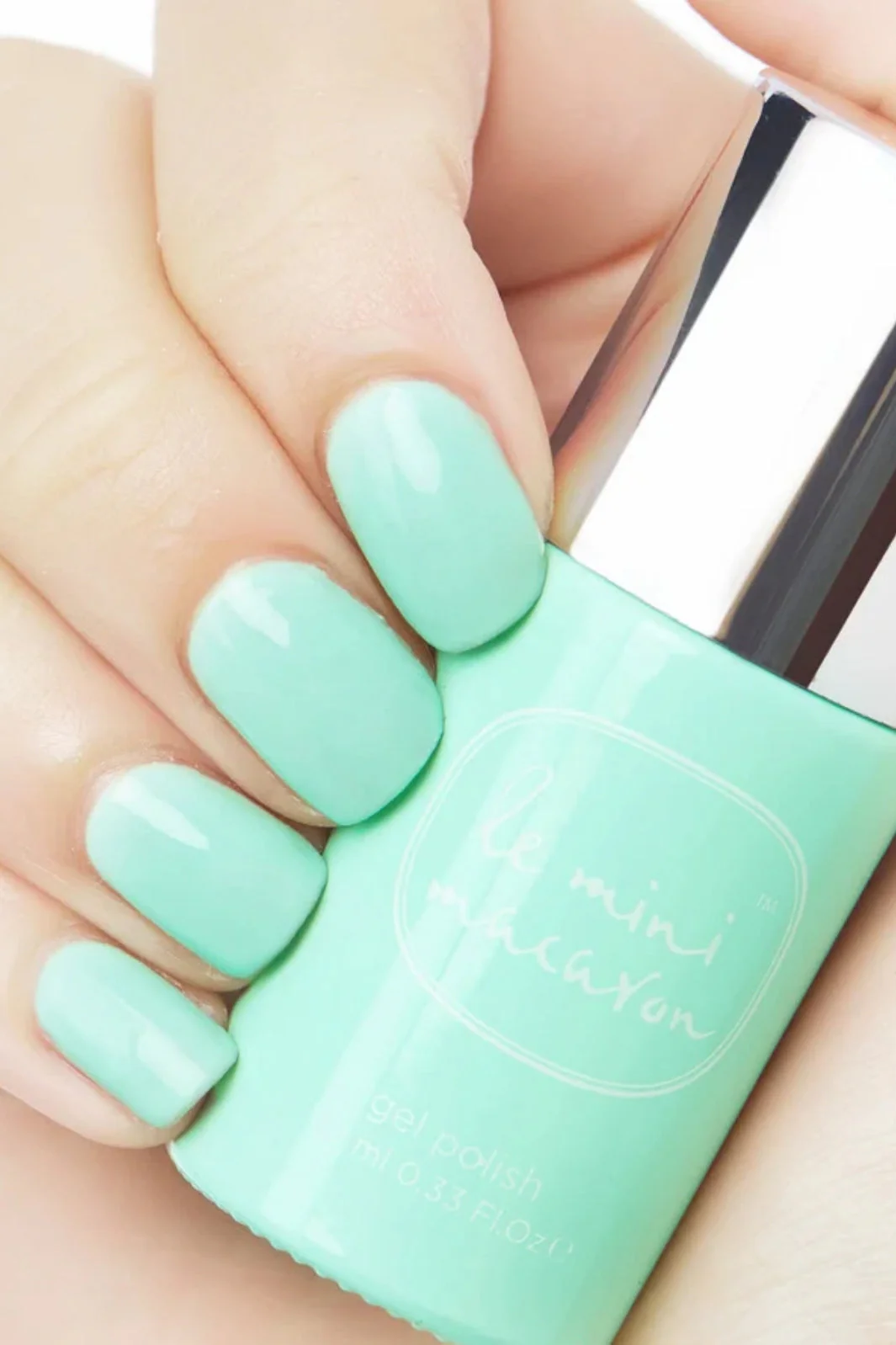 Le Mini Macaron Neglelak Gel sweet mint