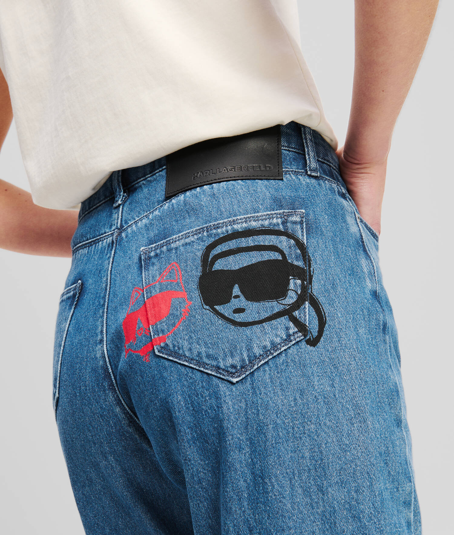 JEANS IKON - Denim Bleu Clair