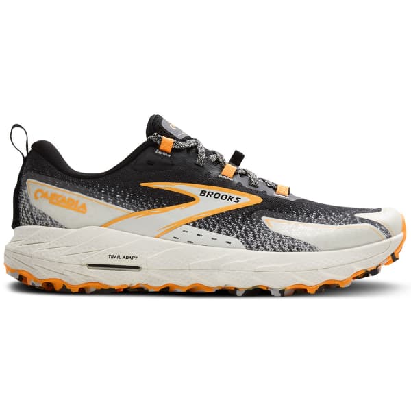 Chaussure trail BROOKS CASCADIA 18 BLACK/BLUE WASH/ORANGE