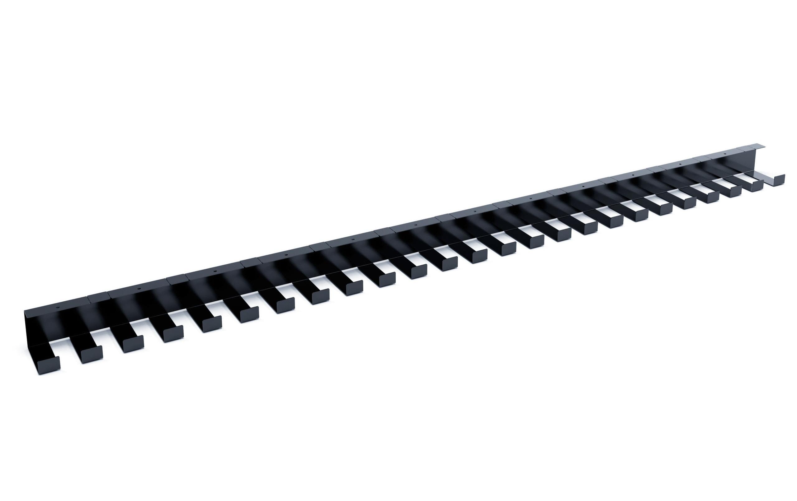 Flex 147 cm, SchwarzKabelschiene für Ihren Bürotisch