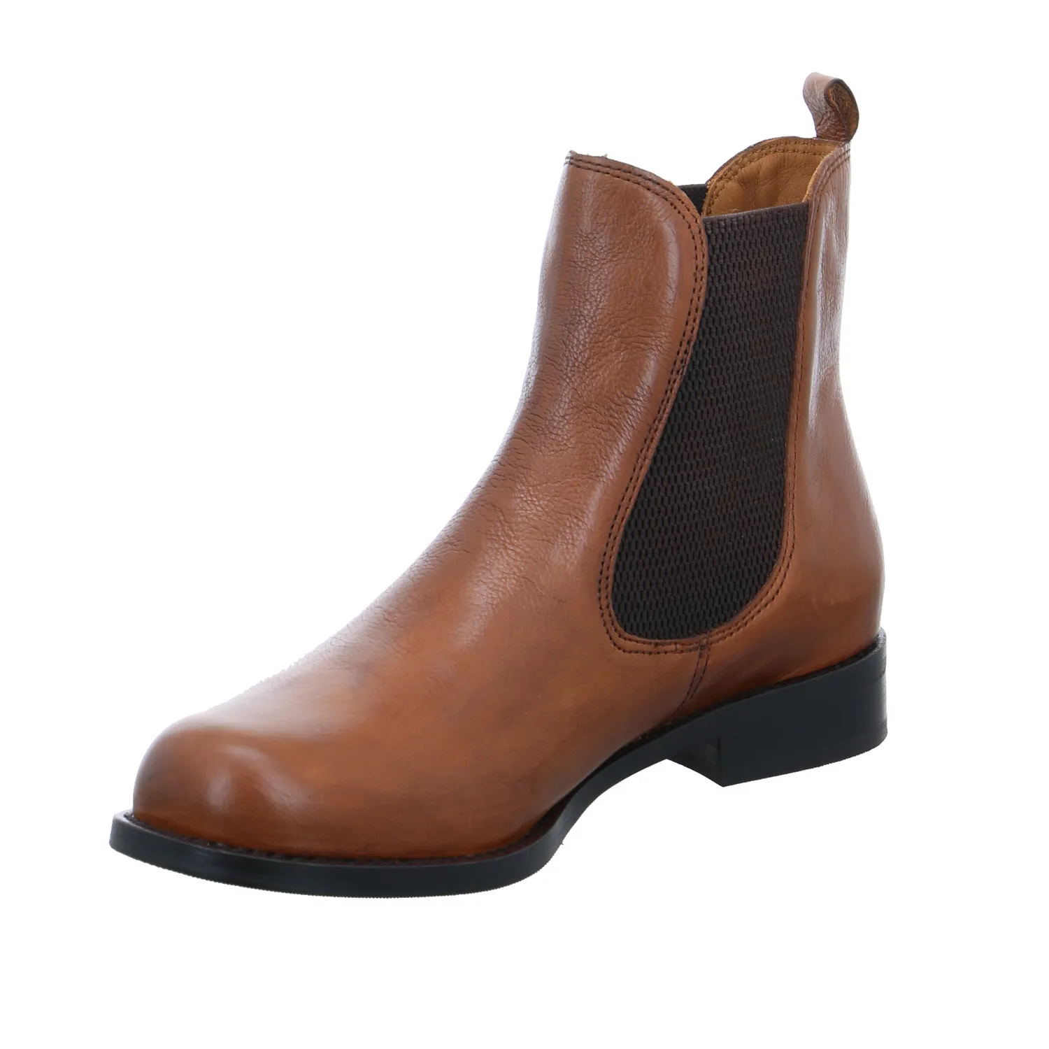 EVERYBODY Boot Braun Leder