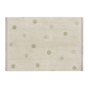 Teppich Hippy Dots Olive