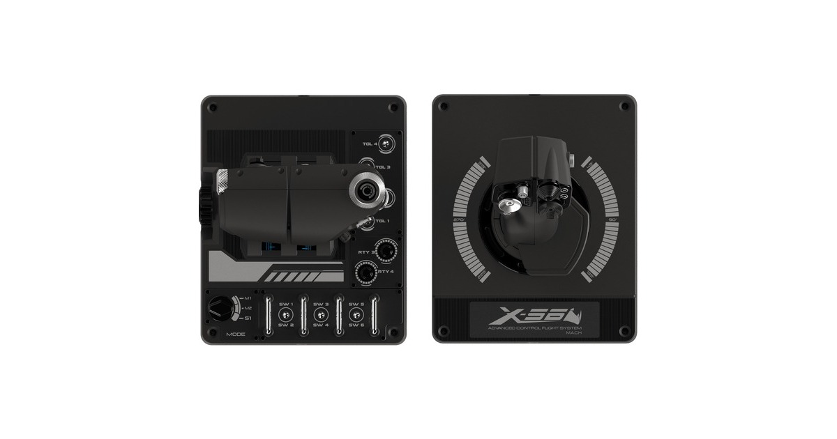 Logitech GX56 H.O.T.A.S. gaming hotas  (Zwart)