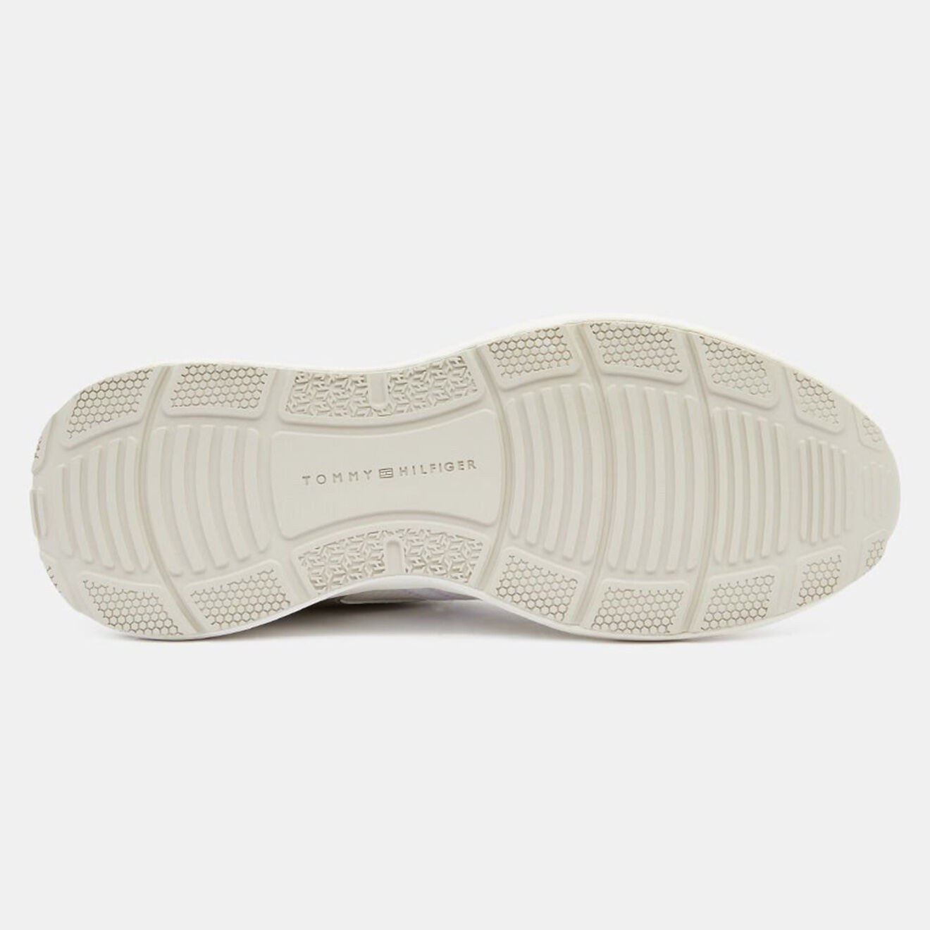 Tommy Hilfiger Baskets running Metallic Casual blanc/doré
