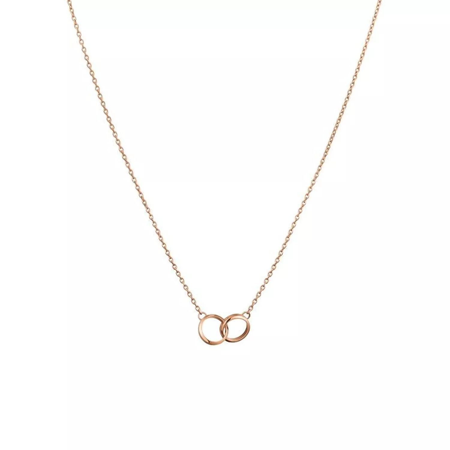 Daniel Wellington Halskæde Rosaforgyldt Sølv DW00400166