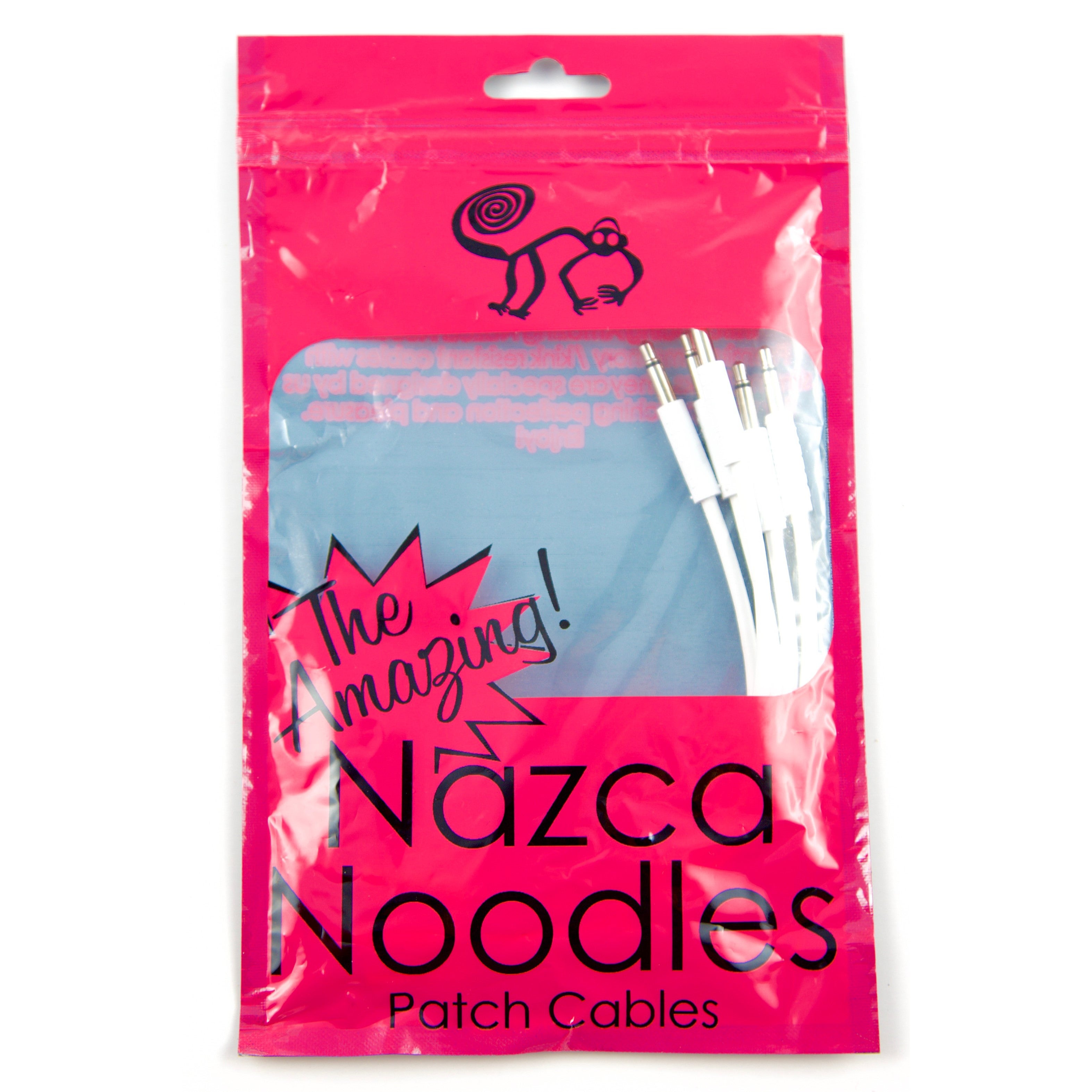 Cre8audio Nazca Noodles White 15 cm patchkabels (5 stuks)
