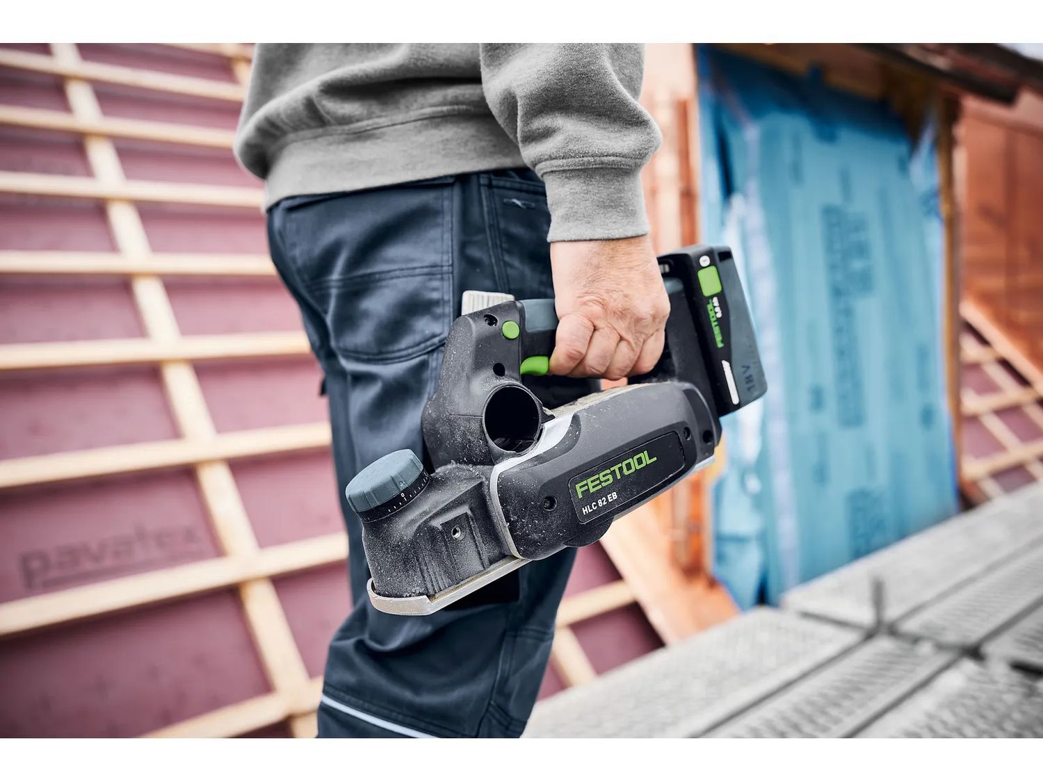Festool HLC 82 EB-Basic-Set Accu schaafmachine - 578600