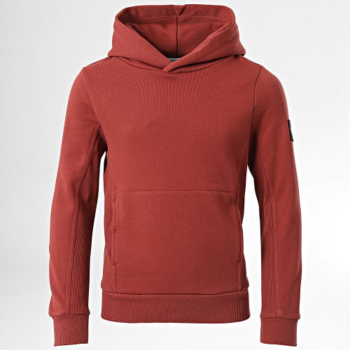 Sweat Capuche Enfant Badge Rib 1114 Rouge