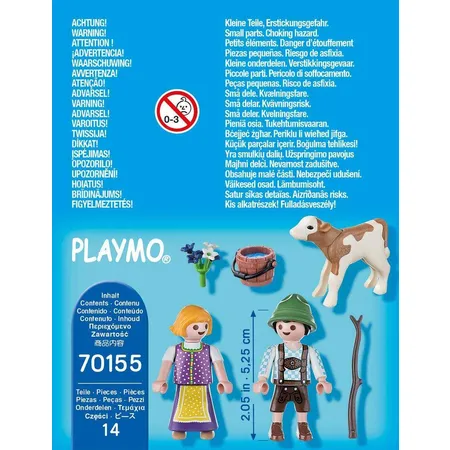 PLAYMOBIL® 70155 Special Plus Kinder mit Kälbchen, bunt