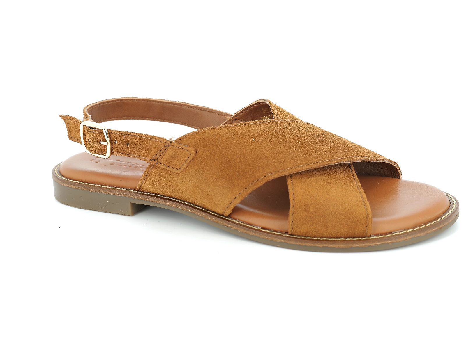 Tamaris-28119 Cuir Velours Marron