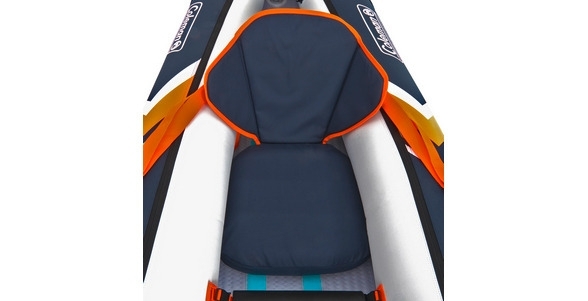 Coleman aufblasbares Kajak Kit Sevylor Maui 2 1 für 2 Erwachsene und 1 Kind inkl. 2 Paddel / wasserdichte Tasche / Getränkehalter / Luftpumpe
