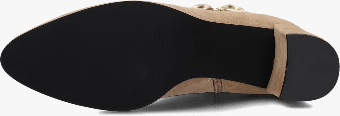 beige notre-v enkellaarsjes 8558