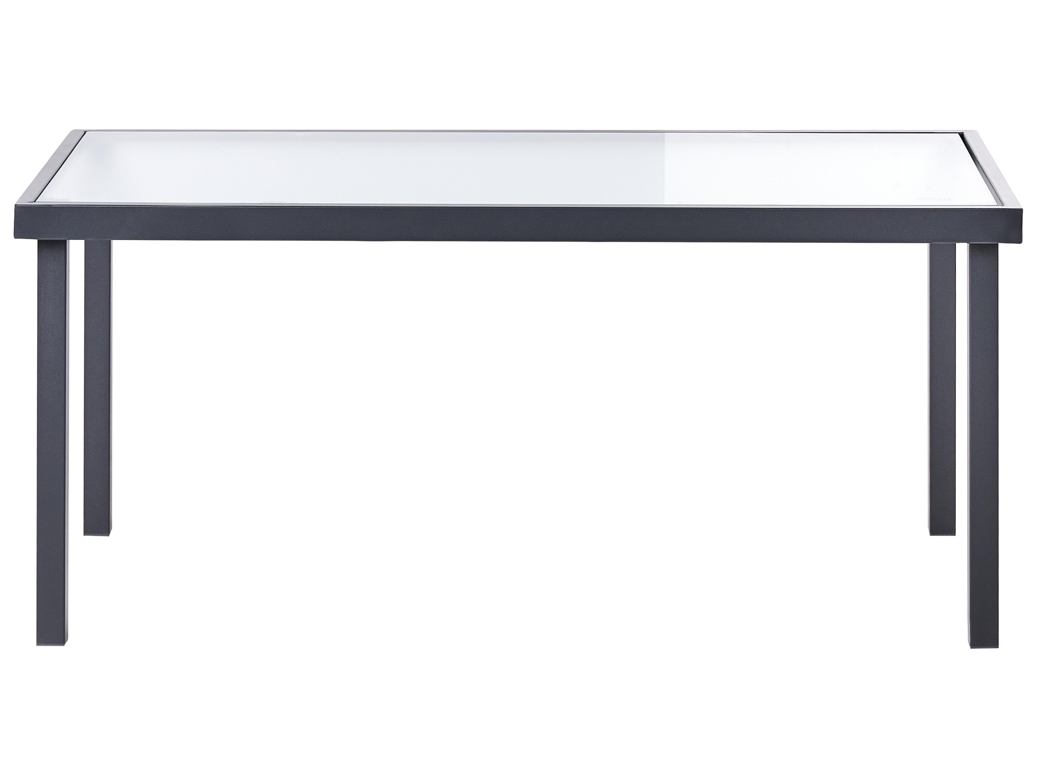 Loungeset met tafel 4-zits TAVOLETO Metaal Grijs