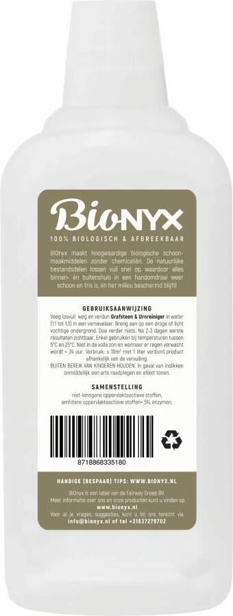 BIOnyx grafsteen- en urnreiniger 750 ml
