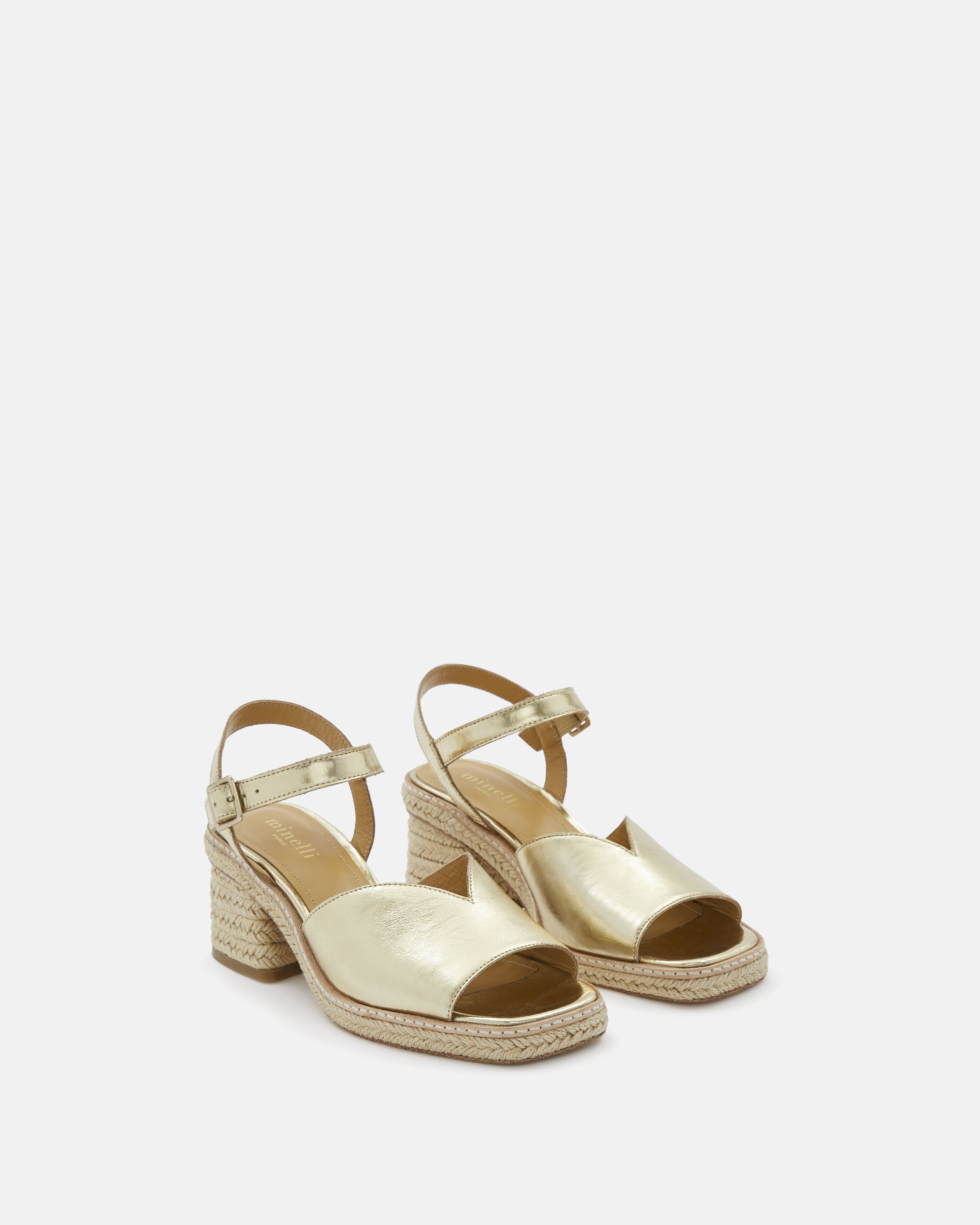 SANDALE SOPHI/MET Platine